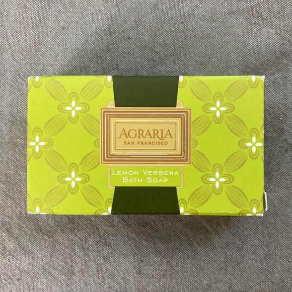 2 Travel Size Agraria San Francisco: Lemon Verbena, Luxury Bath & Facial Soap - Picture 4 of 8